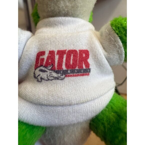 Mini Plush Green Gator with Logo Shirt - Picture 3 of 7